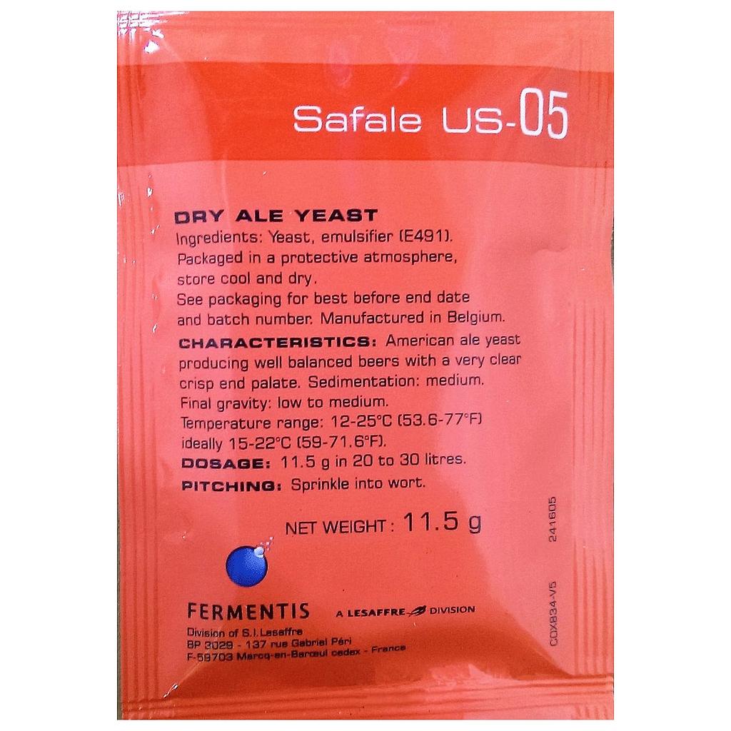 Levadura Safale US-05 - 500gr - Fermentis 