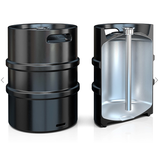 Barril Acero Inox 30 Litros cobertura Poliuretano (usado)