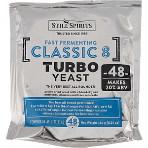 Turbo Yeast Levadura Classic - 180 gr - Palma Rosa